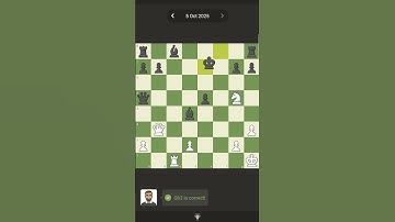 Pause to Solve - Chess.com Daily Puzzle - 5 October, 2025