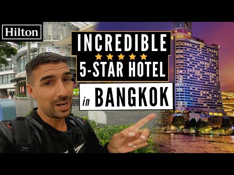 5-STAR LUXURY HOTEL TOUR IN BANGKOK | Millennium Hilton Bangkok