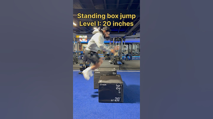 Standing box jump challenge.📦 #standingboxjumpchallenge