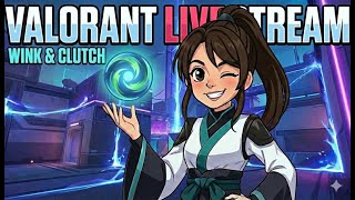VALORANT LIVE: SAGE HEALS & WALLS! Ranked Grind & Clutches | Wave Playz YT