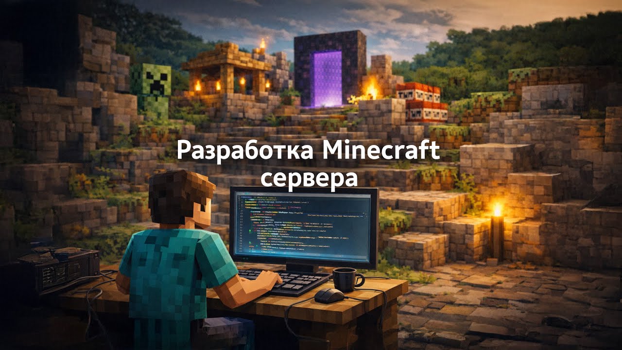 Разработка Minecraft-сервера | Code & Craft (Live)
