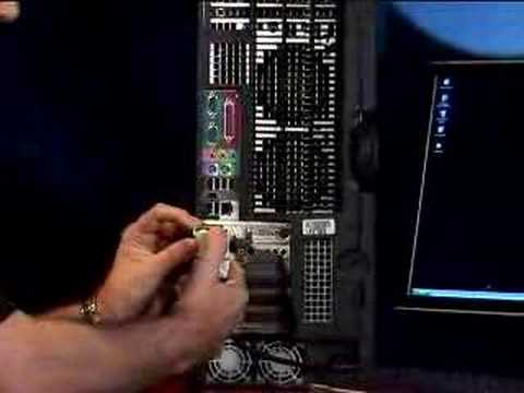 Setup Dual Monitors - YouTube vga cable connections diagram 