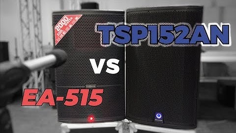 Turbosound Siena TSP152-AN vs Audiocenter EA515 Audio Performance Comparison