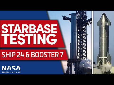 Dual Static Fire Attempts for SpaceX Booster 7 and Starship 24