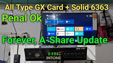 Forever A-Share Update For All Gx Card / Solid 6363