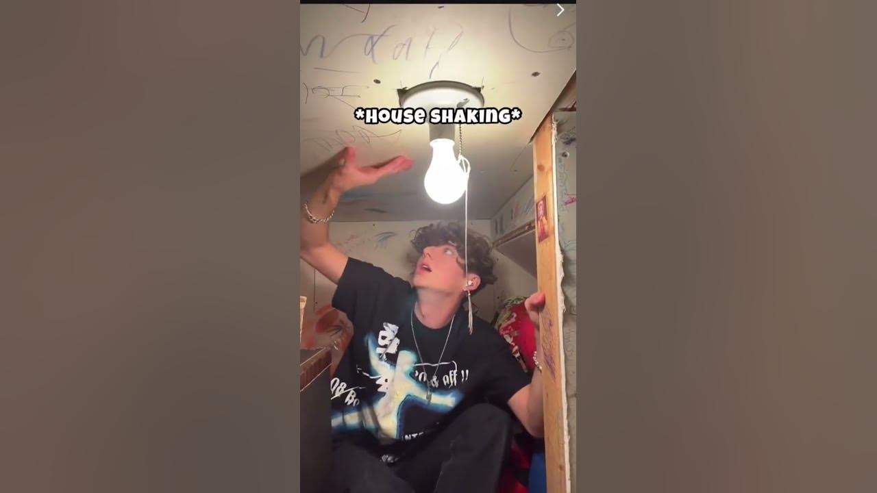 Hiding in bunker from TORNADO: