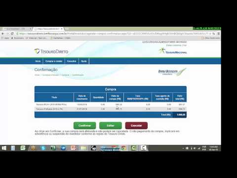 Como aplicar no tesouro direto através do site