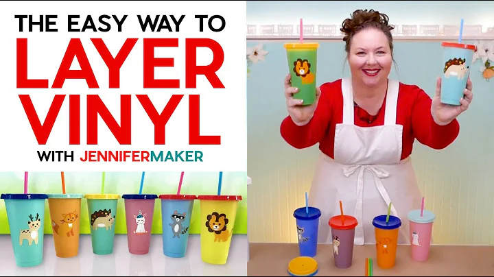How to Layer Vinyl Decals on Cricut the EASY WAY!
