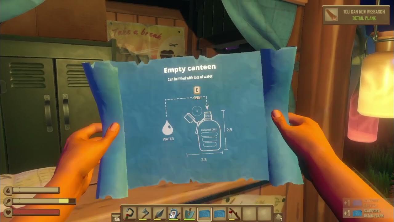 Buying Canteen Blueprint AND Detail Plank Blueprint in Tier 3 Trading