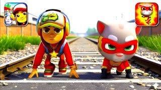 Talking Tom Gold Run 🆚 Subway Surfers | Best Endless Runner Battle. #subwaysurfers  #talkingtom  screenshot 1