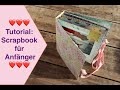 Scrapbook für Anfänger, Tutorial Scrapbook Album für Beginner, Scrapbook leicht gemacht #1