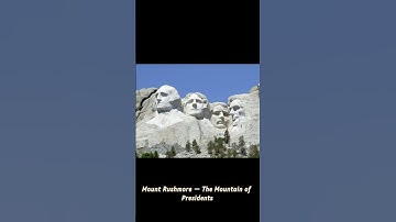 🇺🇸 Mount Rushmore — The Mountain of Presidents. #shorts
