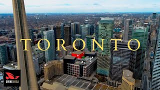 Drone Flight Downtown Toronto, Ontario 2024 | 4K Drone Footage