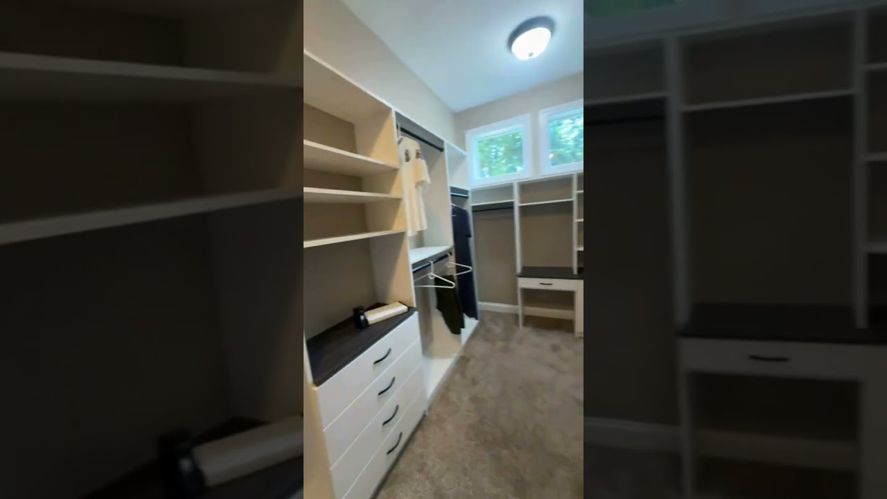 Primary Closet Redesign with Workspace