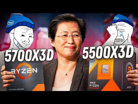 Видео: Очередной подарок от AMD. Ryzen 5700x3D и 5500x3D уже на подходе! APU Ryzen 8000G тоже!