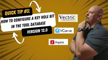 Secrets Revealed: Adding Key Hole Bits to the Vectric tools database | TK Designs