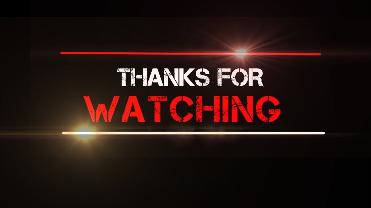 Thank You For Watching End Screen Thank You For Watching Download No Copyright Free To Use Youtube