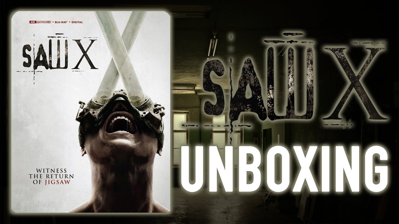 Saw X  4K Ultra HD Blu-Ray Unboxing 