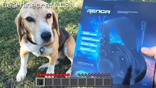 Real Life Minecraft - WIN ROCCAT GAMING HEADSET!!