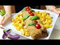 POLPETTONE DI MELANZANE AL FORNO con contorno di Patate 🍆 Ricetta vegetariana 🍆