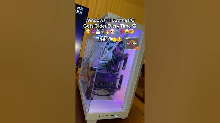 2004 PC with Windows 11 💀🗿😳😈😬🤑🗣️🥶🥵😮‍💨 #pc #computer #windows #tech