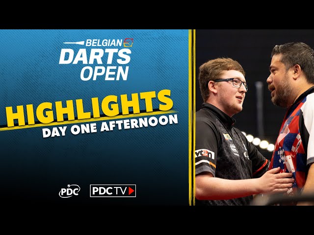 DYNAMITE FINISHING! | Day One Afternoon Highlights | 2022 Belgian Darts  Open - YouTube