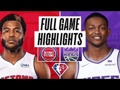 Detroit Pistons vs. Sacramento Kings Full Game Highlights | Jan 19 | 2022 NBA Season