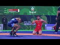 1/2 FS - 57 kg: Z. UGUEV (RUS) v. R. AMOUZADKHALI (IRI)