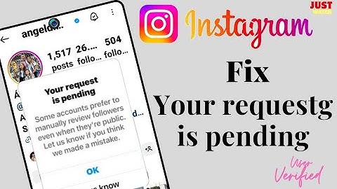 How to Fix Instagram your request is pending problem (new rules) 2024