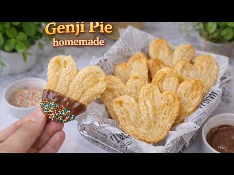 GENJI PIE||CUMA 2 BAHAN AJA JADI CEMILAN YANG ENAK||TIPS BIAR PUF PASTRY MENGEMBANG SEMPURNA