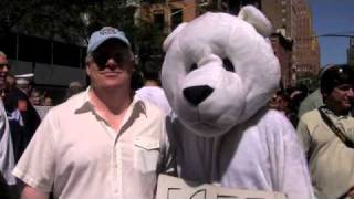 free polar bear hugs @ ground zero on 9-11