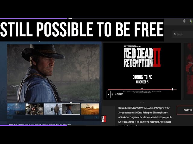 You can finally get RDR2 on steam! I have never been more happy about a  game being in my library! (its also my 100th steam game lol) :  r/reddeadredemption