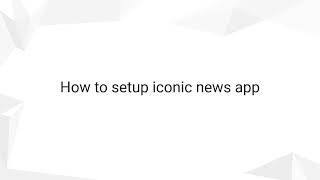 How to setup iconic news app screenshot 2