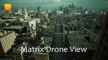 The Matrix Awakens - Aerial Drone View in 4K