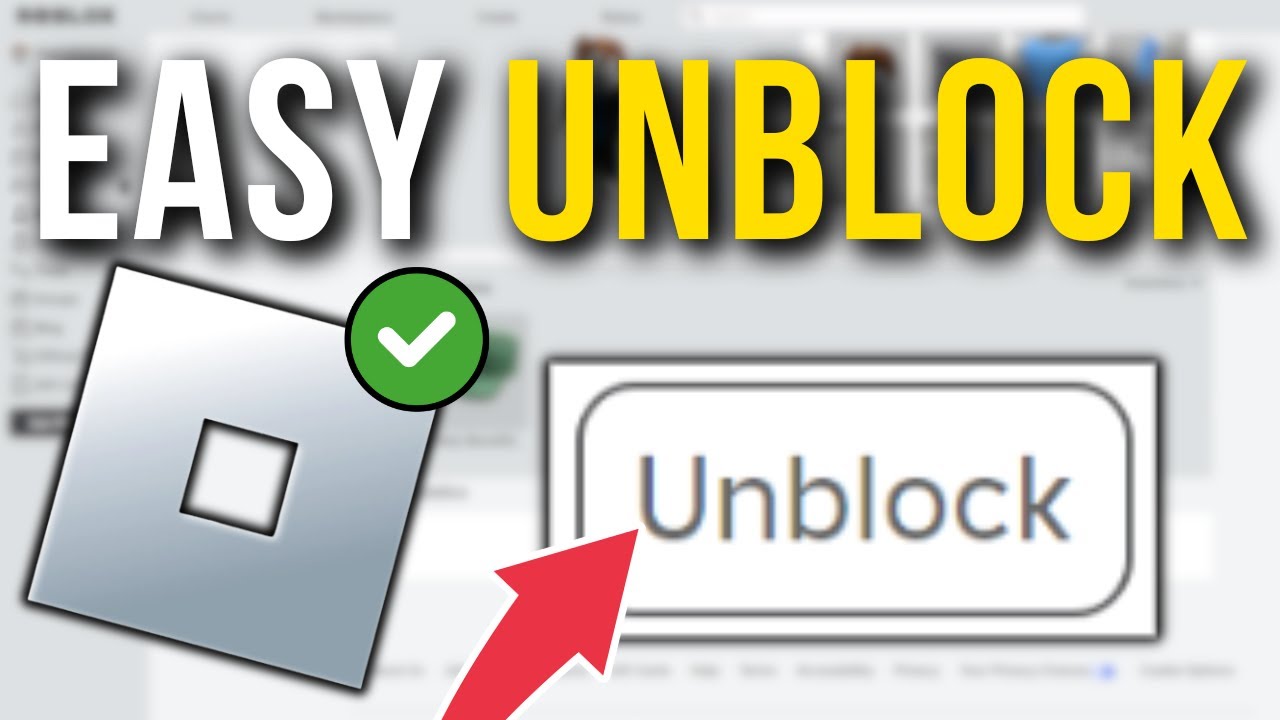 How to unblock people on roblox full tutorial youtube