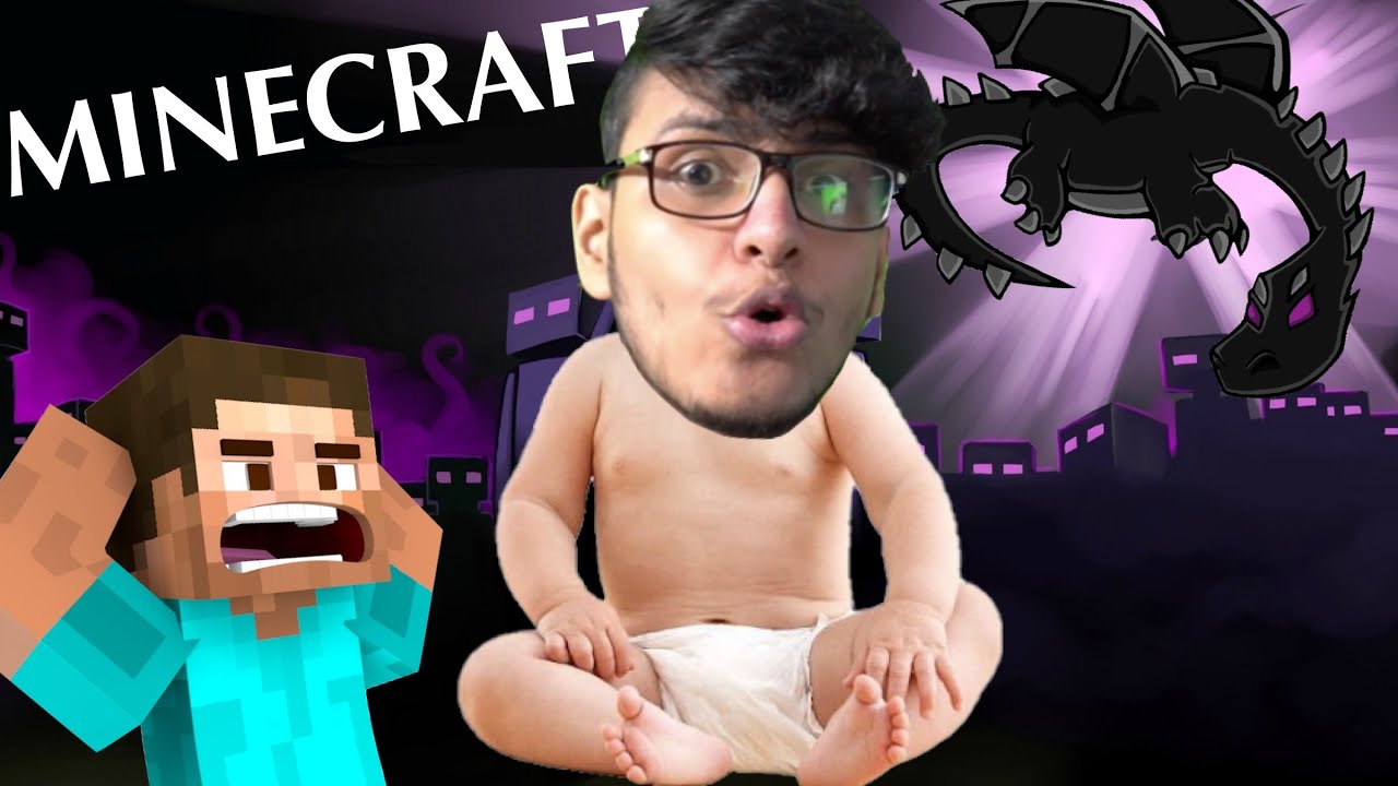 Minecraft But I'm a BABY - YouTube