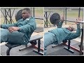 50 Cent Proves He's The Strongest On Prison Yard 30 Rep Jail House Workout