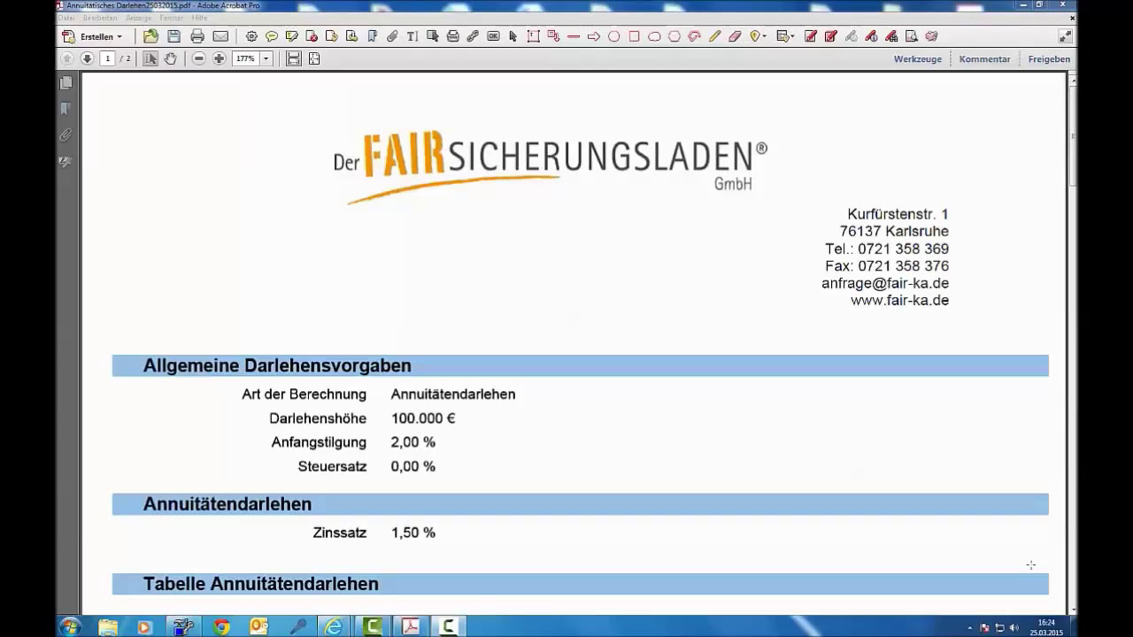Wie Funktioniert Ein Annuitatendarlehen Teil 1 Von 3 Baufinanz Karlsruhe Youtube