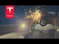 TESLA AUTOPILOT DETECTS CRASH | TESLACAM STORIES 120