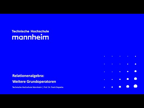 Relationenalgebra: Kreuzprodukt, Vereinigung,