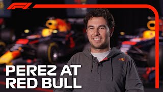 Sergio Perez's First Interview as a Red Bull Driver!