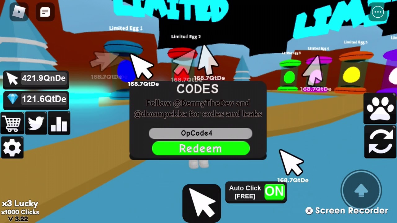 All New Codes In PET CLICKS SIMULATOR YouTube