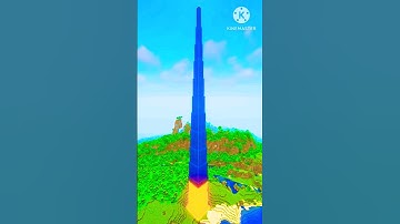 Burj khalifa in minecraft 🫨🫨 #minecraft #shortvideo minecraft house tutorial