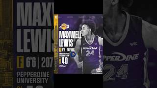 Lakers Select Maxwell Lewis With The 40th Pick In The 2023 NBA Draft #Lakers #NBADraft #shorts