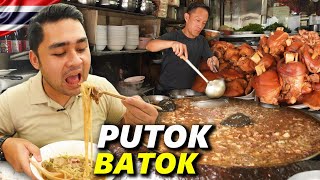 Bangkok Heart Attack Food Tour! 5 Putok Batok THAI Food! GIANT Pork Legs & Beef Jacuzzi!