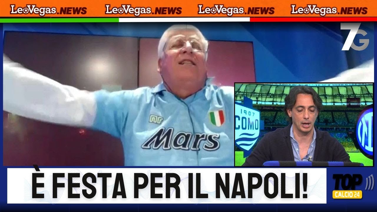 DIRETTA STADIO NAPOLI CAMPIONE D'ITALIA! LA DELUSIONE DI TRAMONTANA E DEGLI INTERISTI