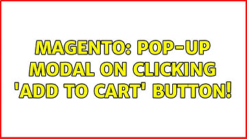 Magento: Pop-up modal on clicking 