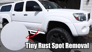 Remove Tiny Rust Spots in Paint SUPER Easy