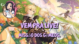 Vem pra live! Ver 4.7 Missão dos gêmeos | Genshin Impact