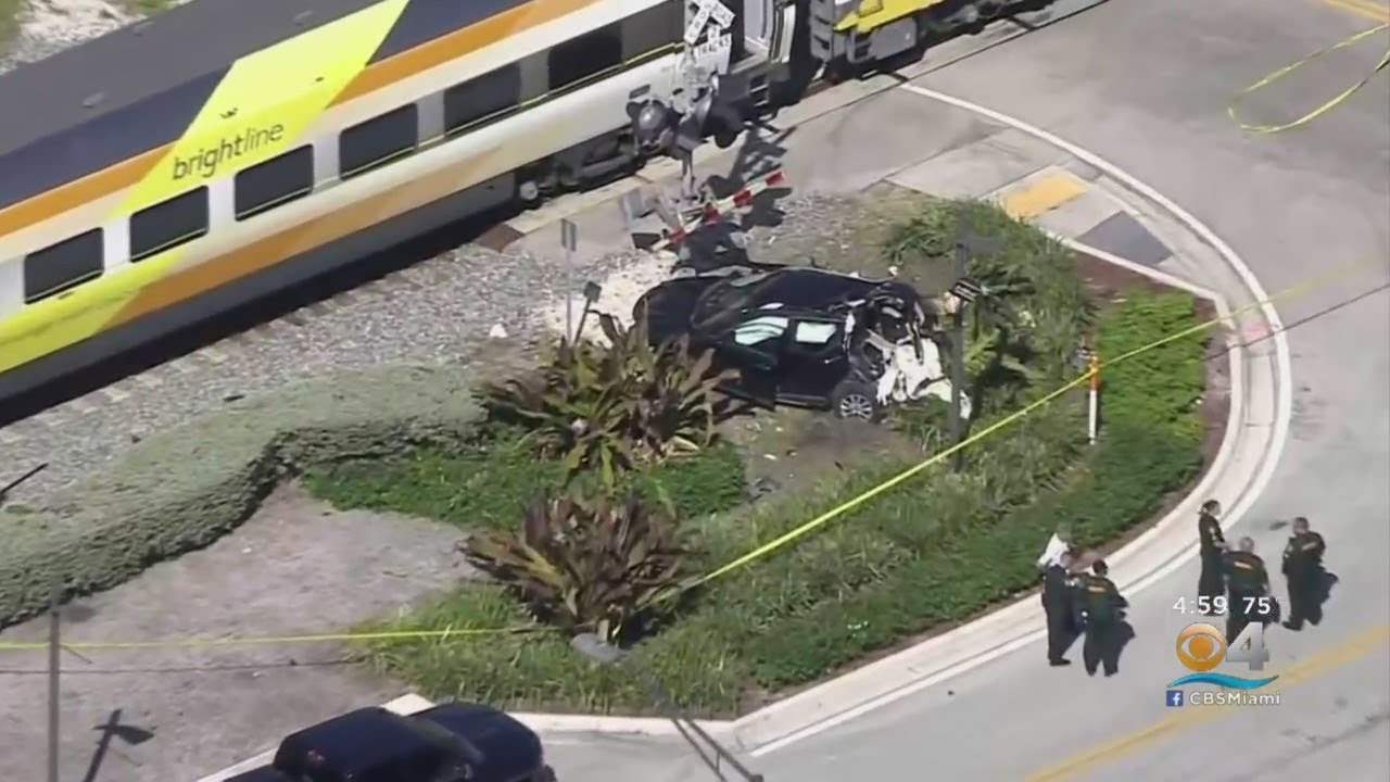 Brightline Train Hits Car In Pompano Beach On Company’s First Day Of ...